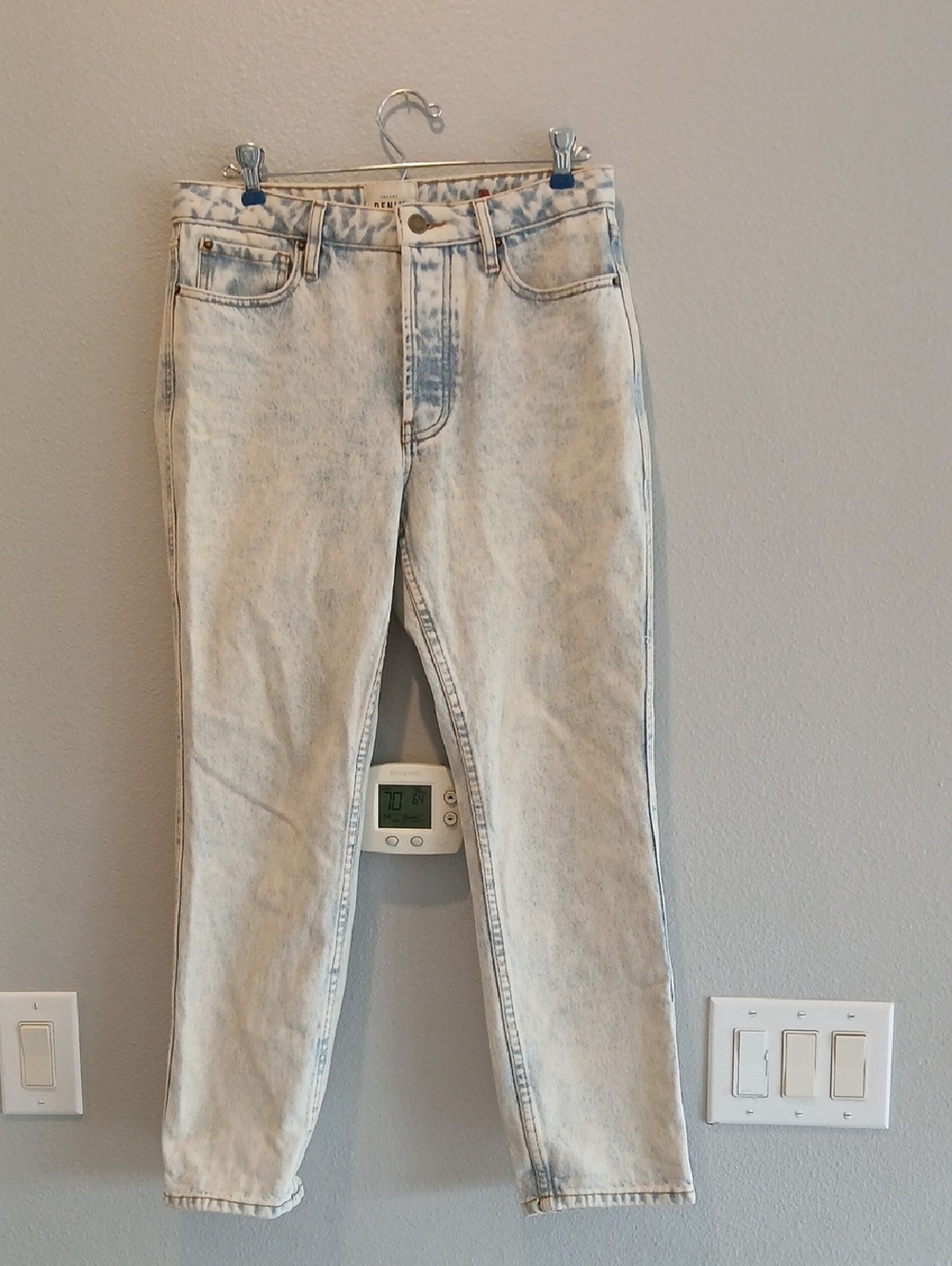 Sézane Light Wash Denim Jeans - Light Blue 29